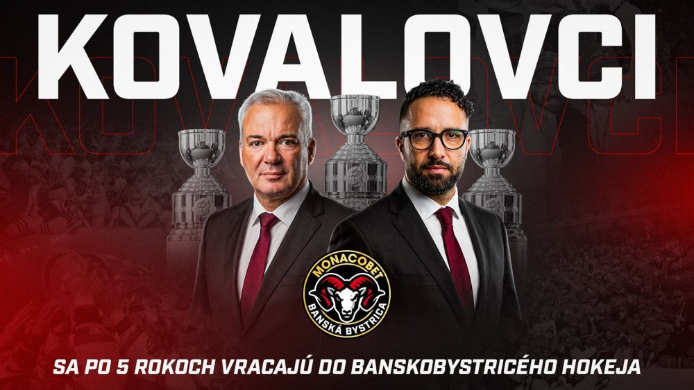 Rodina Kovalovcov vstupuje do HC ‘05 Banská Bystrica, a.s.